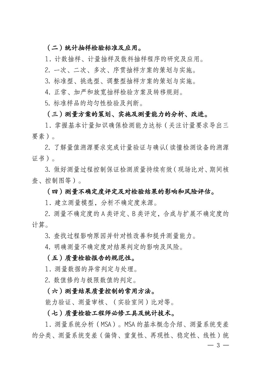 中國(guó)質(zhì)量檢驗(yàn)協(xié)會(huì)關(guān)于開展質(zhì)量檢驗(yàn)人員崗位能力提升培訓(xùn)班的通知(中檢辦發(fā)〔2025〕7號(hào))